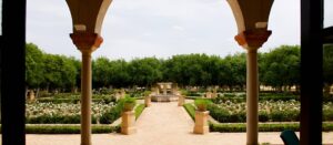 Jardín en hacienda de celebraciones