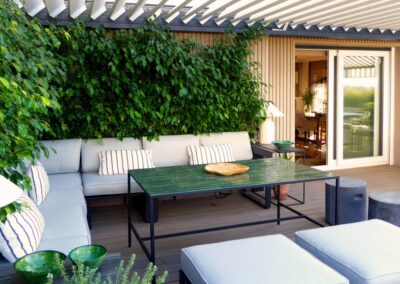 Terraza urbana en Sevilla